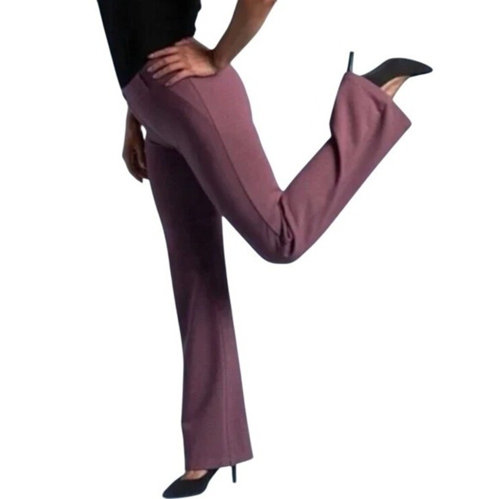 Betabrand Pants Womens XL Petite Rose Dress Yoga Comfort Straight Ponte 2 Pocket